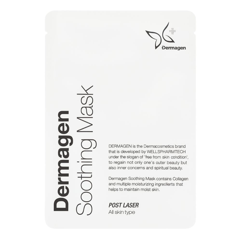 Dermagen Soothing Mask Hydrating & Calming Sheet Mask Set (23g x 10pcs) 23g x 10pcs / 0.81 oz. x 10 sheets