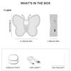 Motion Sensor Light Indoor Butterfly Shape Stick-On Night Light USB Rechargeable Stick on Lights for Stairs Auto/On/Off LED