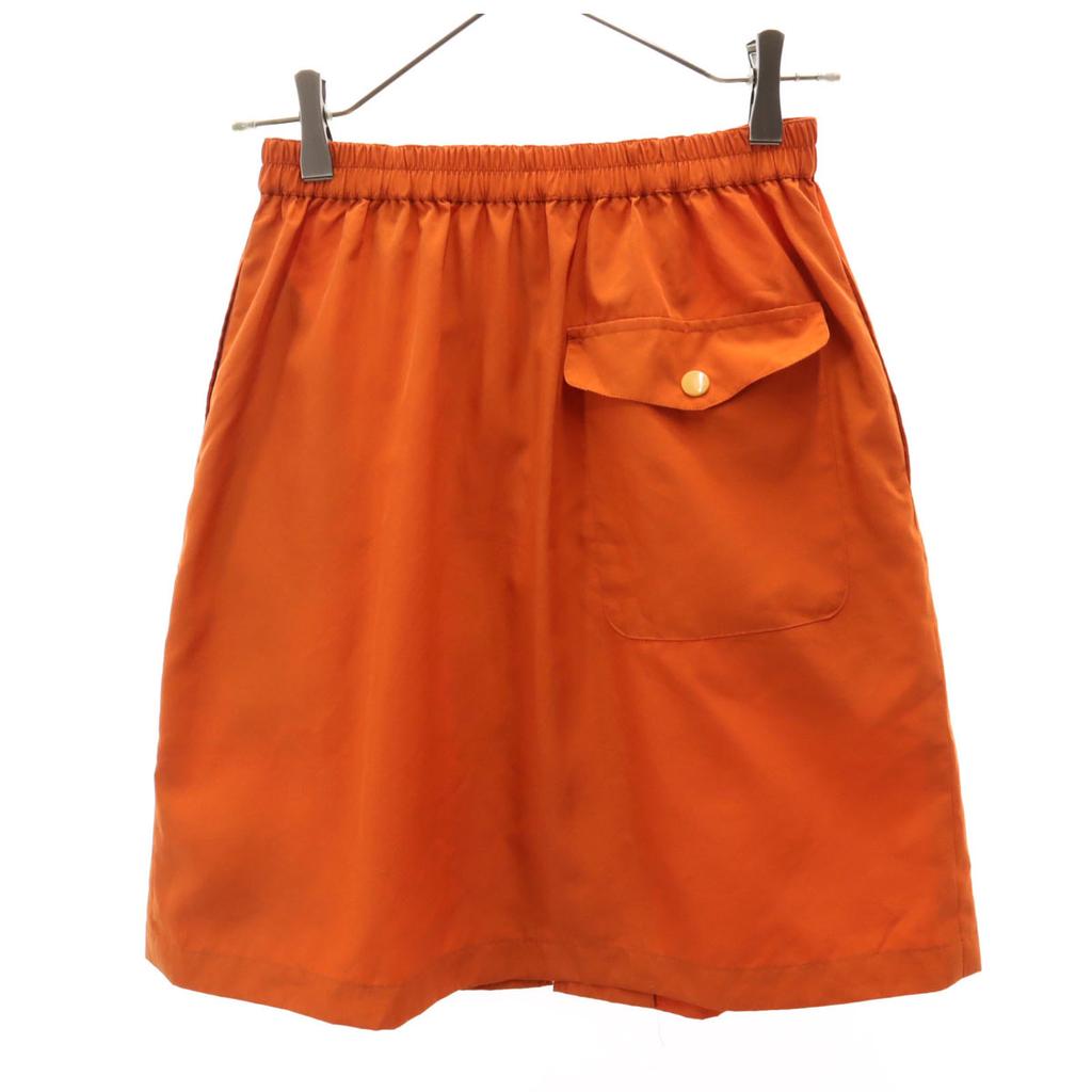 PEARLY GATES made in Japan golf Mini skirt FREE Orange Women Used