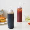 Empty Squirt Bottle Plastic Ketchup Squeeze Bottles Dishwasher-Safe Multipurpose Squirt Bottles with Sealed Lid for Liquids