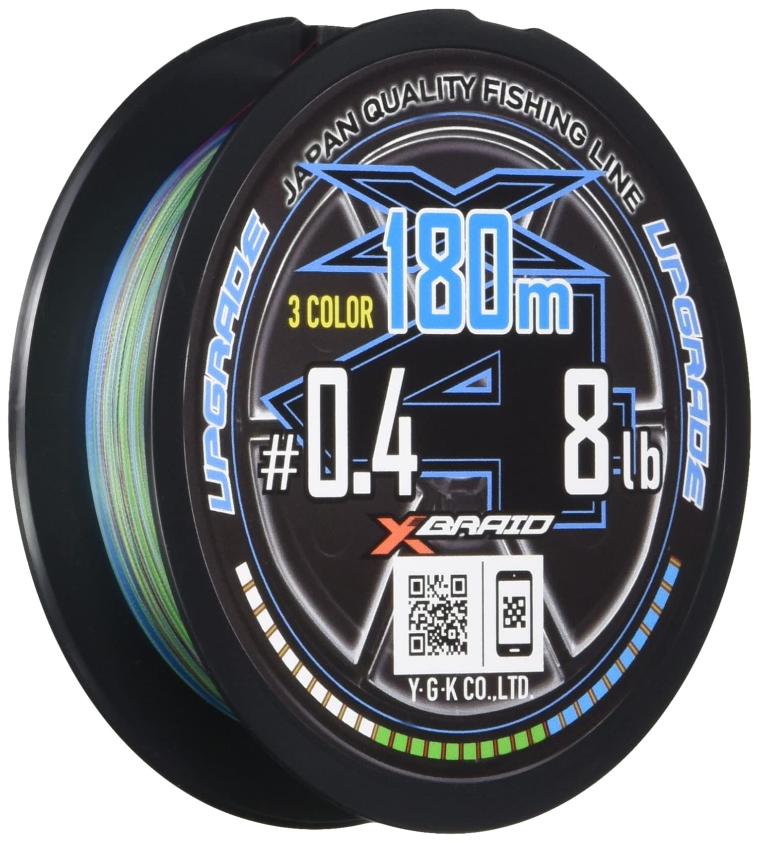 

Upgrade X4 3 Colors 180m 8lb X-Braid 0.4