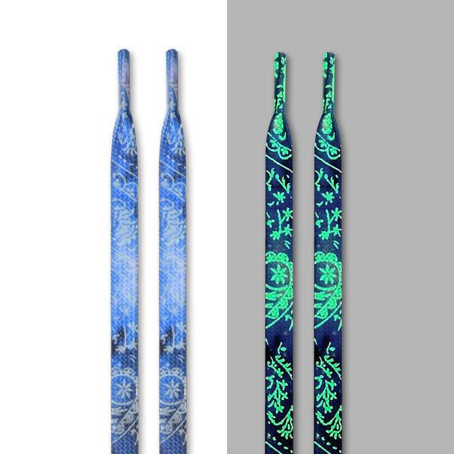 Nieuwe Lichtgevende Schoenveters Gloeiende Fluorescerende Schoenveters voor Sneakers Platte Veters Schoenen Laars Schoenveter 120/140/160CM Schoenveters 1 Paar 160cm