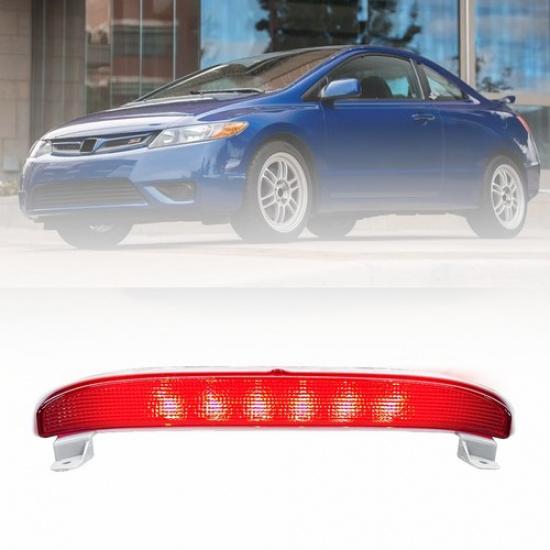 LED 3Rd Third Red Light Brake Brightness Fit 2006-2011 Honda Civic EX 2Drs Coupe
