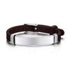 Vnox Personalize Boys Girls Baby ID Bracelets Soft Silicone Rudder Stainless Steel Girls Boys Custom Emergency Name Phone