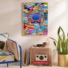 Pocoyo 5D Diamond Painting Round Diamond Rhinestones Mosaic Diamond Embroidery Wall Paintings Rhinestones Gift Frameless