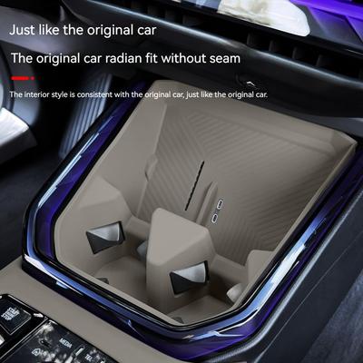 Pro BMW X3 G45 2025+ Silikonová podložka pro bezdrátové nabíjení Protiskluzová podložka Prachotěsný kryt nabíječky Podložka Příslušenství pro interiér vozu