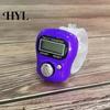 Mechanically Jumping Counter LED Finger Ring Compact Quick Response Adjustable Handheld Circle Easy Simple Operation Home Supply Resettable