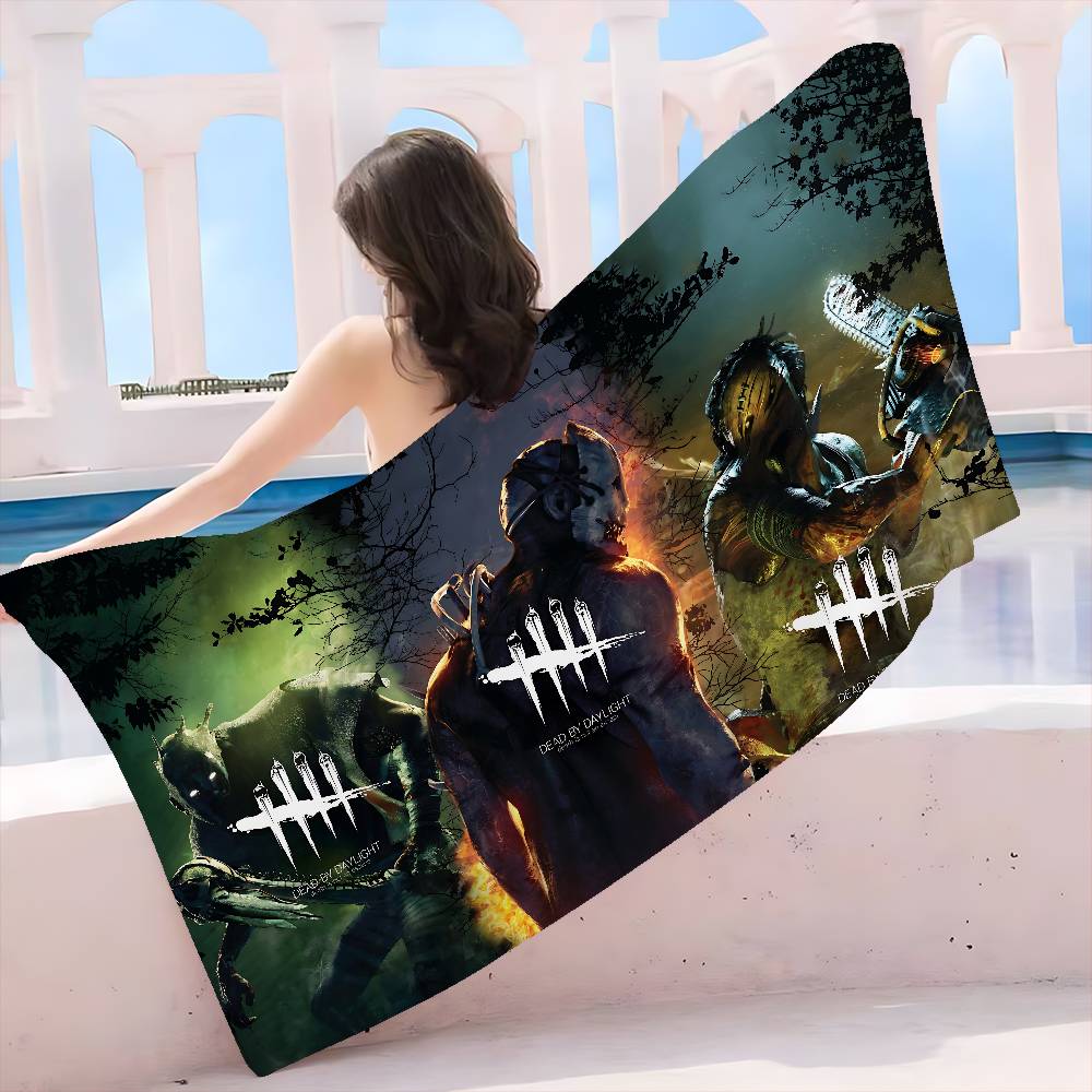 Dead by D-Daylight Microfiber Printed Beach Towel Mountain Climbing Yoga Beach Swimming Running Absorbent Soft Towel