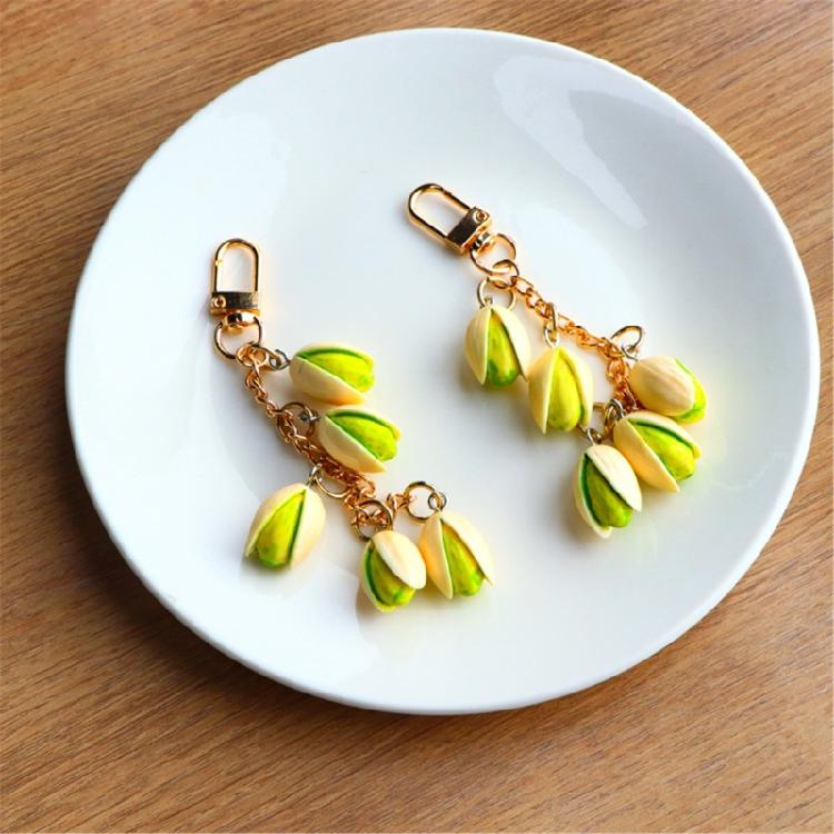 Lightweight Pistachios Key Holder Novelty Key Holder Fun Keychain for Easy Carrying and Personal Style Expression
