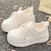 Women's New Breathable Thick-soled Heightening Board Shoes Are Versatile with Wide-leg Pants, Not Tired Feet and Light Casual Shoes