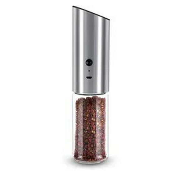 Adjustable Transparent USB Rechargeable Electric Pepper Grinder