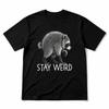 Stay Weird Funny Jimothy Raccoon Unisex Retro T Shirt 100 Cotton Clothing Fun Short Sleeve Tee Gift Tshirts
