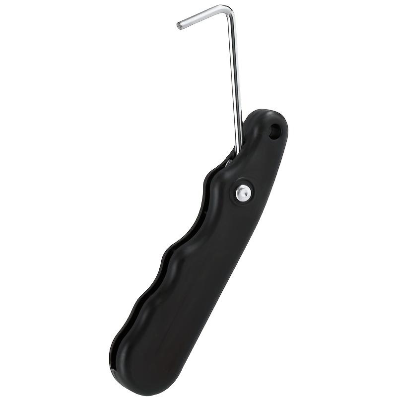 

1pc Heavy-Duty Non-Slip Skate Lace-Up Tightener Hook- Skate Lace Hook with Ergonomic Grip, Compatible with Ice Skates, Roller Skates