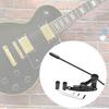 HuadaXtai Electric Guitar Tremolo Bridge Stop Bar Black Durable Bridge Parts Show Use Vibrato