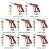 Garden Hose Nozzle Sprayers with Foam Cannon High Pressure Water Hose Nozzle with 4 Spray Nozzles Tips for Washing