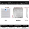High Efficiency Air Ventilation Filter Panel ABS Cabinet White Fanless for Server Room Ventilation System