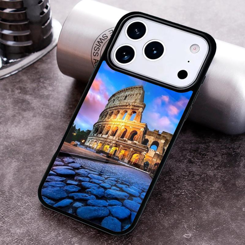 Colosseum Rome Italy Phone Case For iPhone 17 16 15 14 13 12 11 Pro Max Plus 17Air Soft Silicone Cover