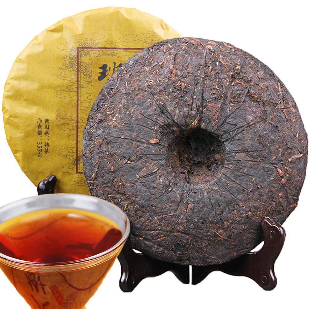 357g Premium Black Tea Ripe Pu-erh Tea Oldest Puer Tea Tree Puerh Tea Cooked Tea