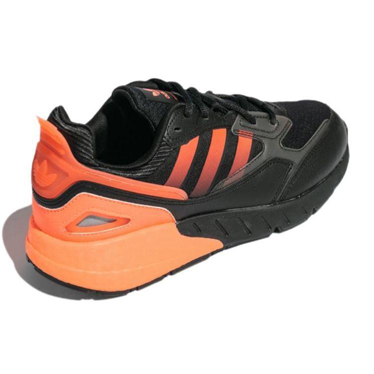 Adidas Originals ZX 1K Boost 2.0 Classic Sports Synthetic Leather Fabric Slip Resistant Wear Resistant Low Top Casual Running Shoes GW6795