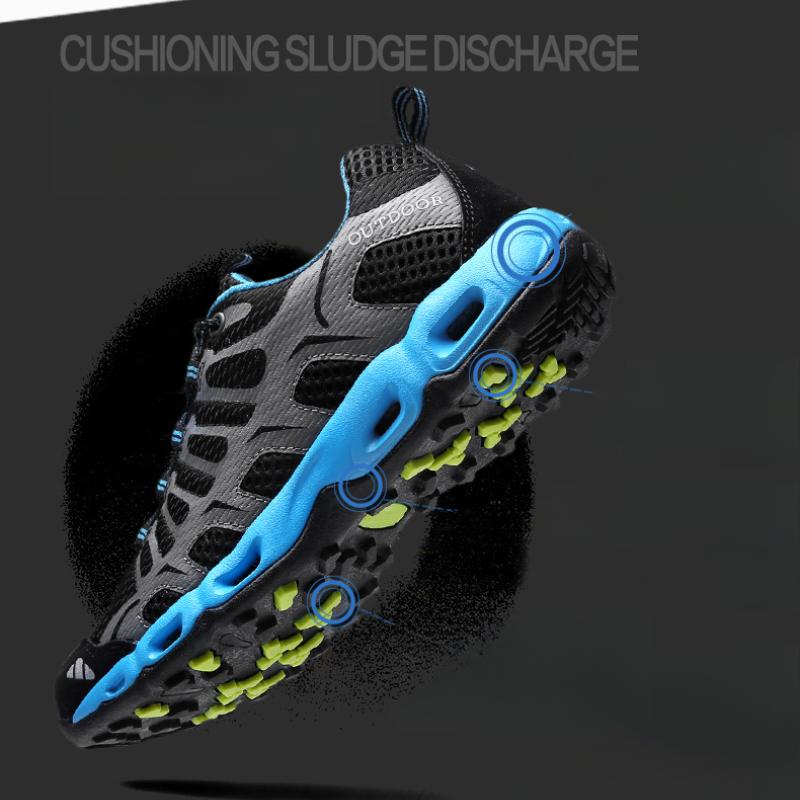 Men's Casual Shoes Male Summer Shoes Mesh Breathable Men's Outdoor Sneakers Rubber Sole Men's Hiking Shoes