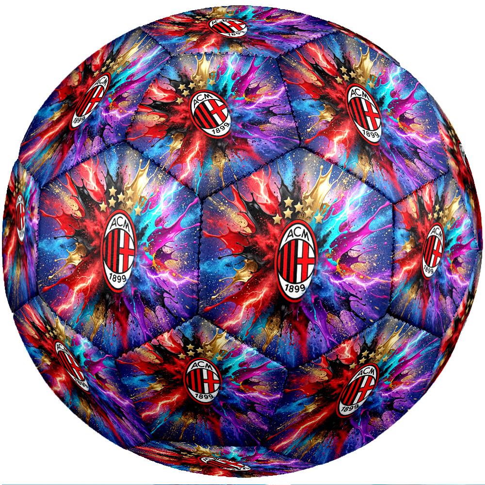 Pallone da calcio Tema AC Milan Taglia 5 Pallone da calcio Tocco Morbido Pallone da calcio per Allenamento Professionale per Sport all'Aperto