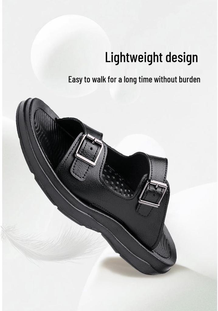 Men's Plus Size Outdoor Beach Sandals 2025 - Casual Fashion Flip-Flops for Summer