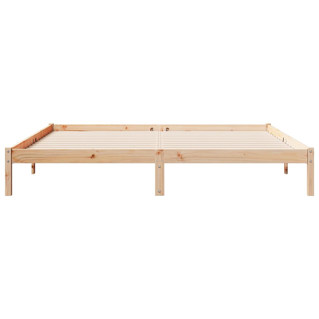 Vidaxl Dłuższe Łóżko Bez Materaca, 180X220 Cm, Lite Drewno Sosnowe