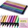 12 Color Metallic Colored Pencils Drawing Sketching Set Coloring Pencils Profession Art Supplies For Kids Adult