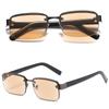 Retro Reading Glasses for Glasses Imitation Crystal Half-frame Presbyopia Glasses Diopter +1.0 To +4.0 Eyeglasses