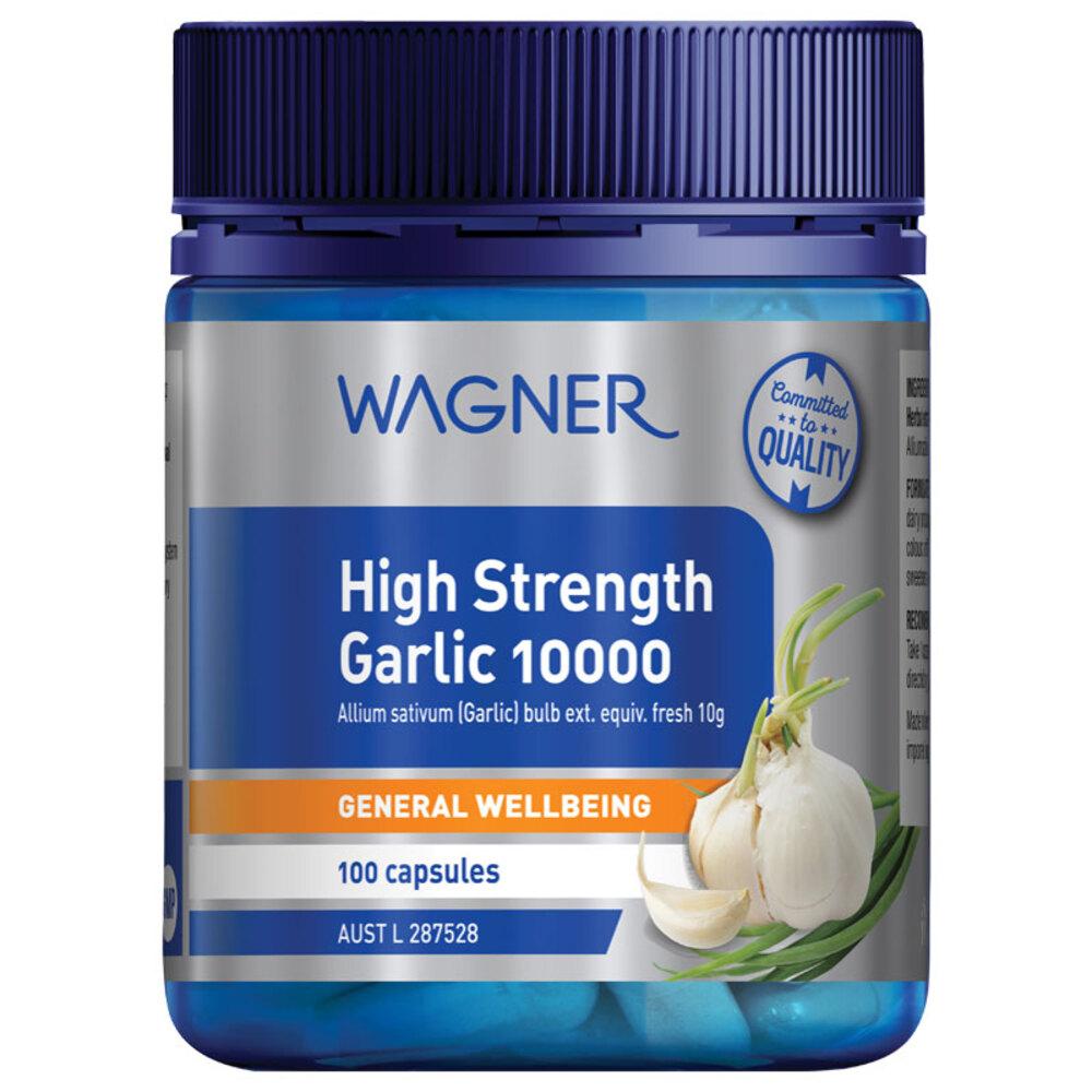 Wagner High Strength Garlic 10000 100 Capsules