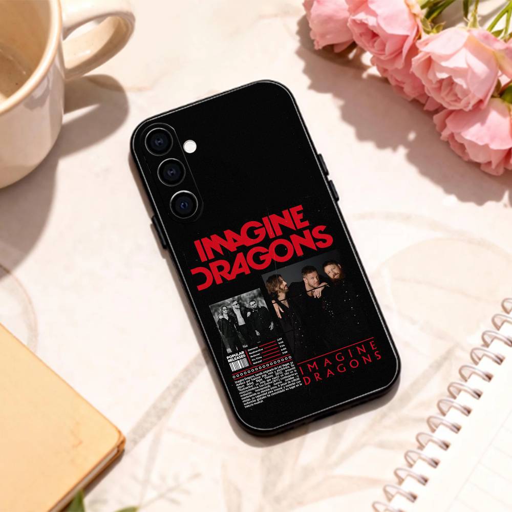 COOL BAND I-Imagine Dragons   phone Case For Samsung Galaxy A73,A72,A71,A70,A53,A52,A51,Others Soft Black Shell