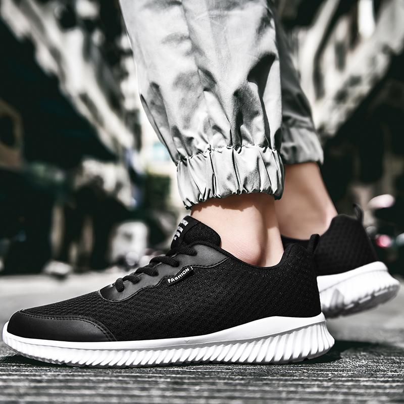 Сверхлегкие кроссовки большого размера с дышащей сеткой для бега по реке вверх по течению — фото 8