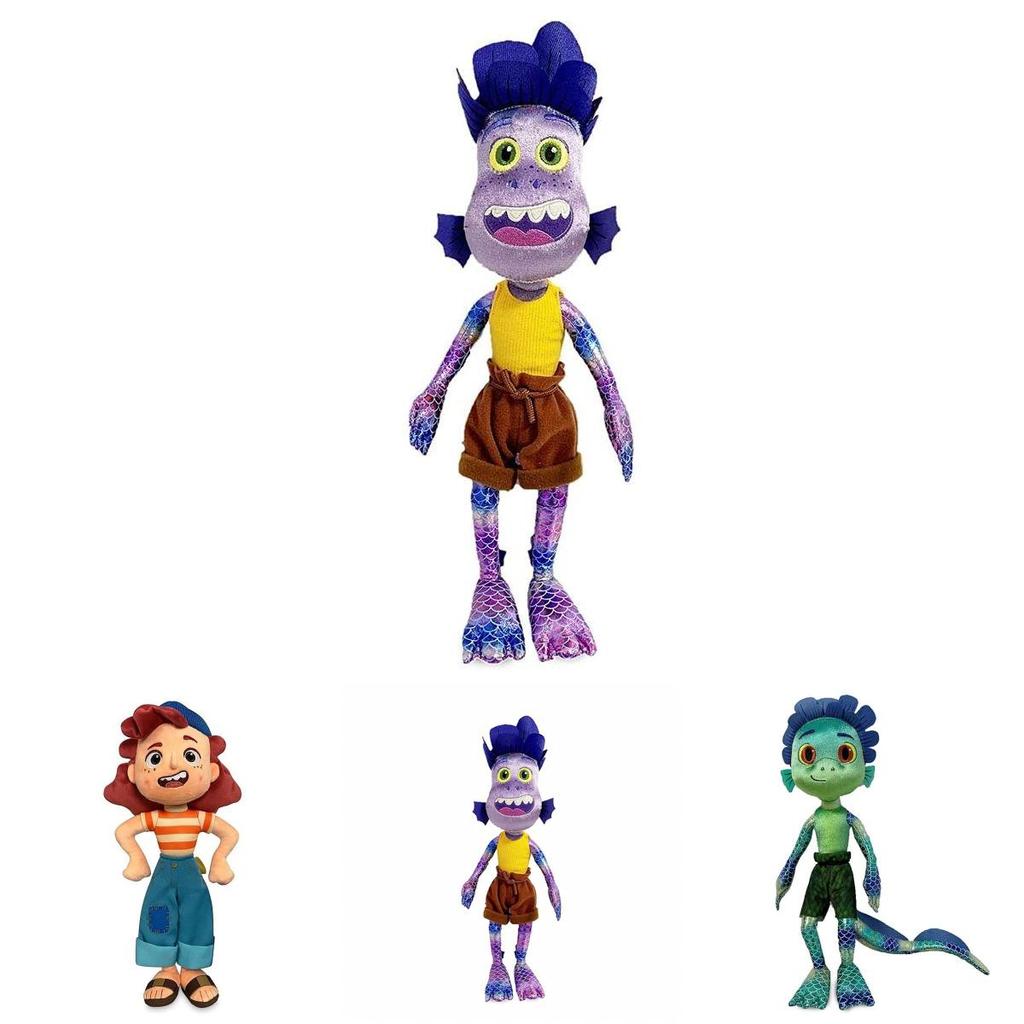 Adorable Cartoon Luca Alberto Julia Cat Sea Monster Boys Plush Toys Anime Figures Dolls