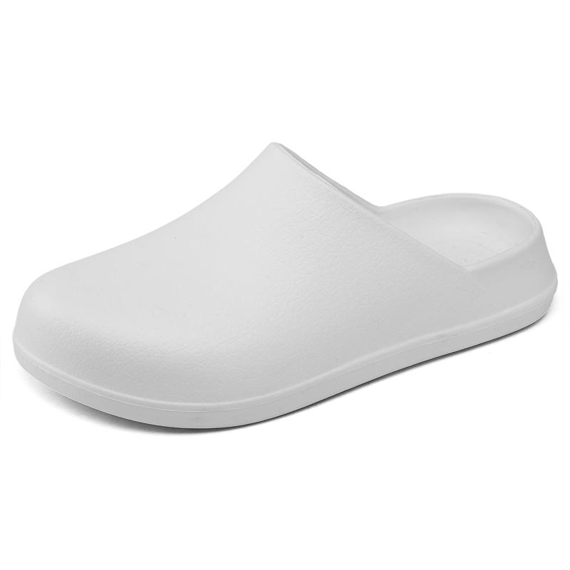 Hausschuh Sommer Gemütlich Gehen Schuhe Herren Damen Ultraleicht Dicke Sohle Neueste Trend Sandalen Große Größe 46-47 white