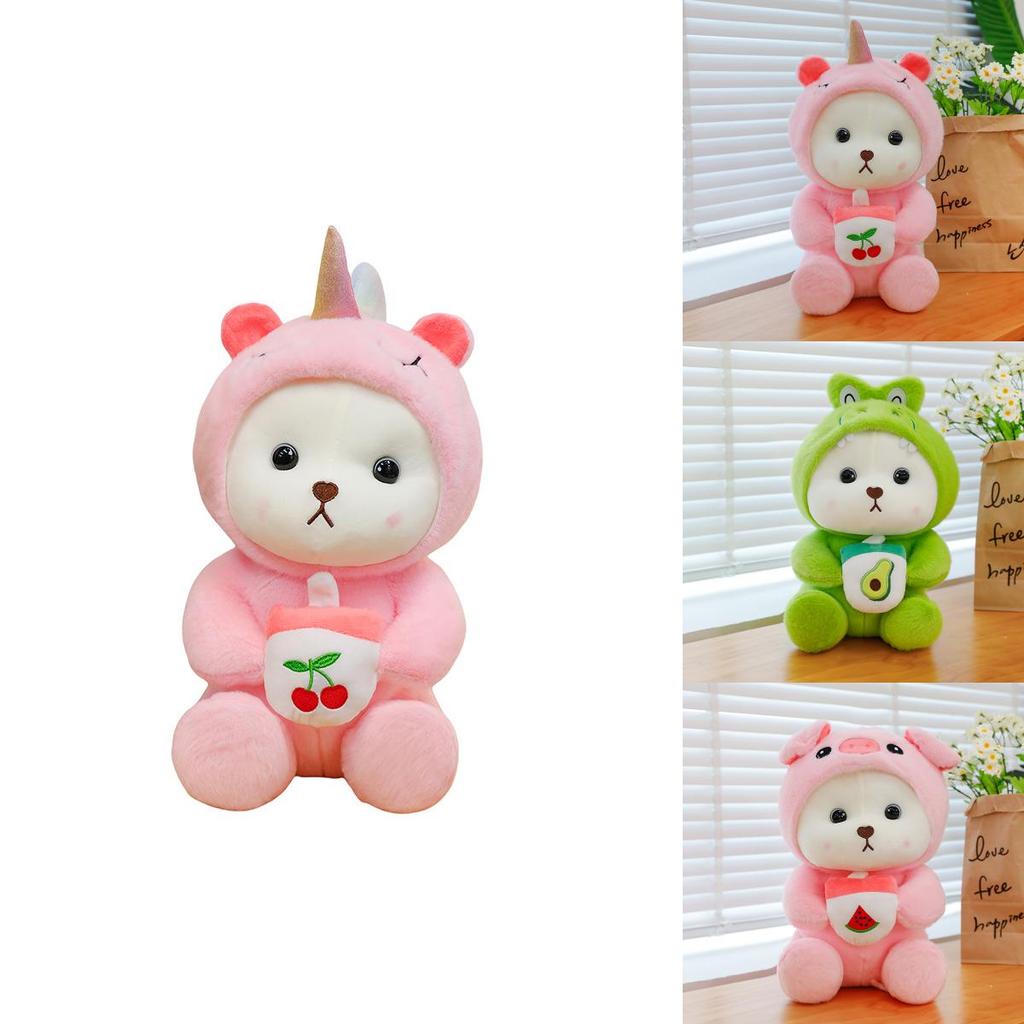 Plüschtier Panda mit kurzem Plüschmaterial für Kinder und Sammler