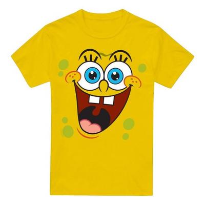 SpongeBob Schwammkopf Herren T-Shirt mit Überraschungsgesicht