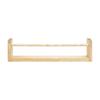 Wall-Mounted Wooden Storage Shelf Child-Friendly Wall with Bead