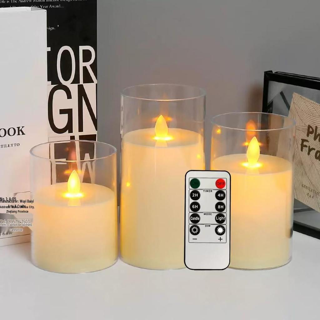 LED Flickering Candle Lamp for Weddings, Celebrations, and Concerts