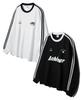 ALVINCLO [Set] Track Oversized Long Sleeve T-Shirt 2-Piece Set