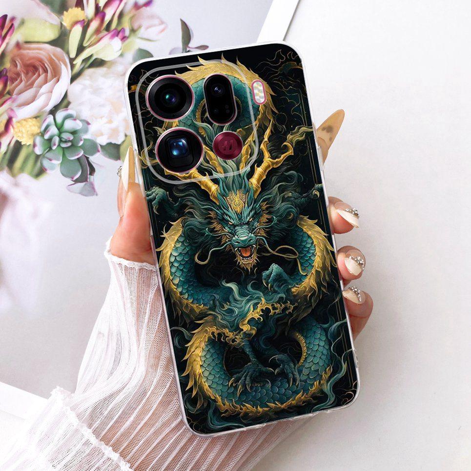 For Oppo Find X9 X9Pro Phone Case On Oppo Find X9 Pro Casing Cool Dragon Lion Tiger Cartoon Back Cover Clear Soft Silicone Coque