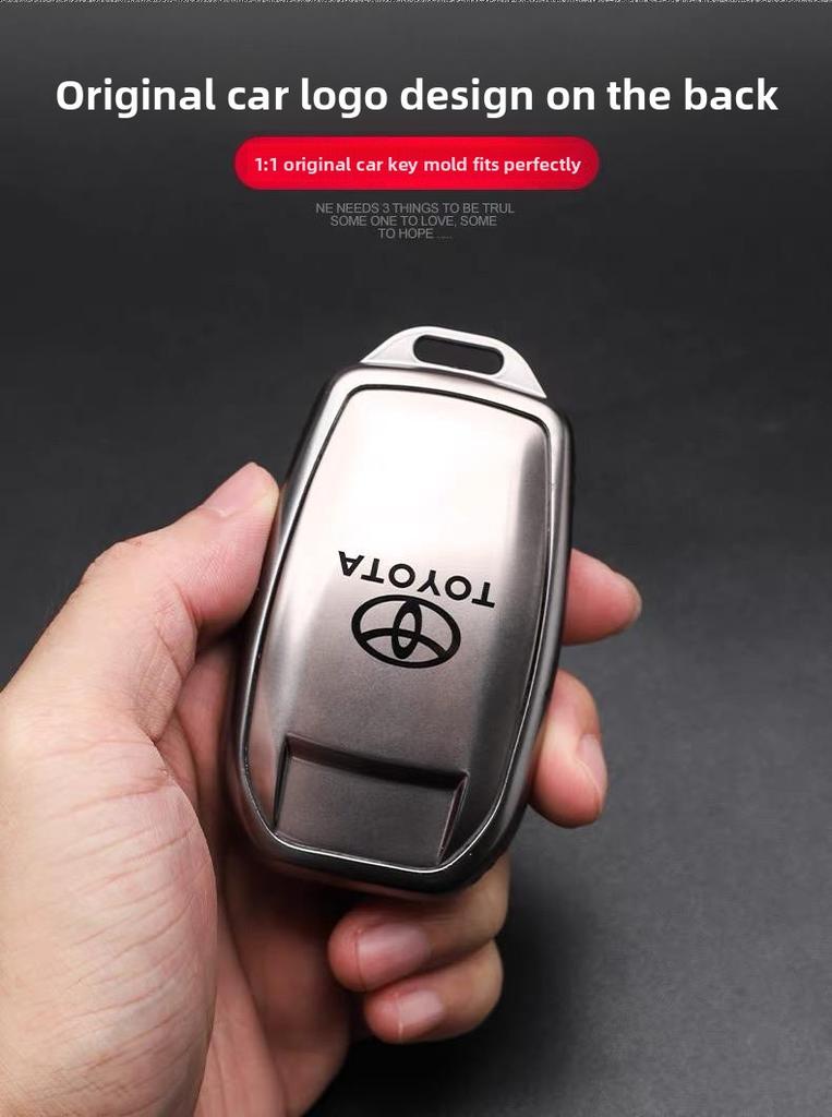 EBN5 Car Key Case Cover For Toyota CHR Hilux Fortuner Land Cruiser 200 Camry Corolla Crown RAV4 Highland