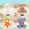 Hund Schaf Katze Elefant Welle Plüsch Kuscheltier Spielzeug Mit Weicher Baumwolle Für Kinder Geschenk Spielset