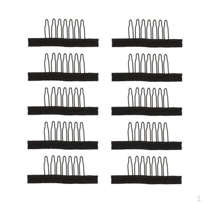 Combs Clips for Hair Pieces Extensions Clip 10 Pieces, , S