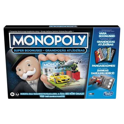 Hasbro Gaming Children's Monopoly E-card Board Game, Mixed Colors
