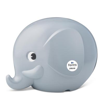 Fantti Elephant Piggy Bank with Lock, Scandinavian Finnish Style, Stylish Interior Decor, Ornament, Figurine, Elephant Bank, Gray, Large