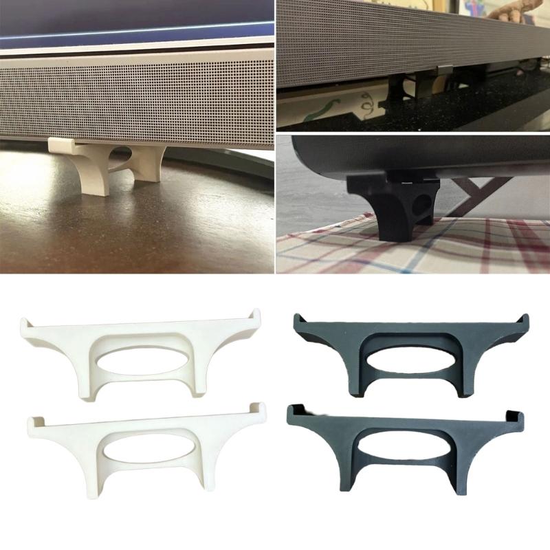 Universal Soundbar Mounting Brackets Plastic Elevator Stand For Secure Placement And Height Adjustment