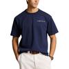 Polo Ralph Lauren Letter Print Straight Cut Crew Neck Short Sleeve T-Shirt Men Tops Navy-Blue 710939583-001