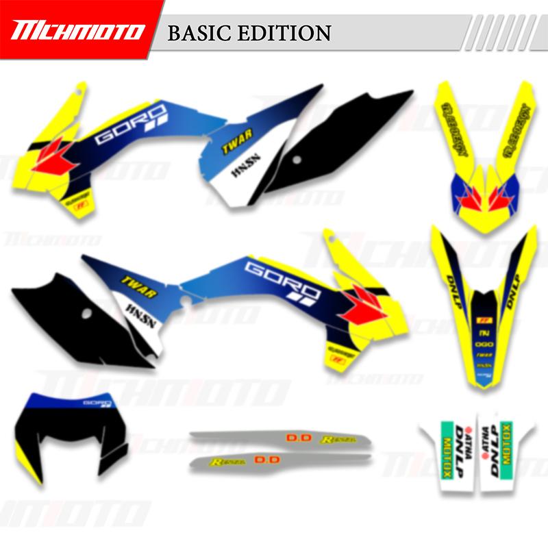 MCHMFG For KTM SX SXF XC XCF 2013 2014 2015 EXC XCW 2014 2015 2016 Motorcycle Graphics Decals Stickers Kits  Number Name