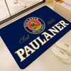 German Beer Paulaner Entrance Door Mat Washable Non-Slip Living Room Sofa Chairs Area Mat Kitchen Welcome Doormat