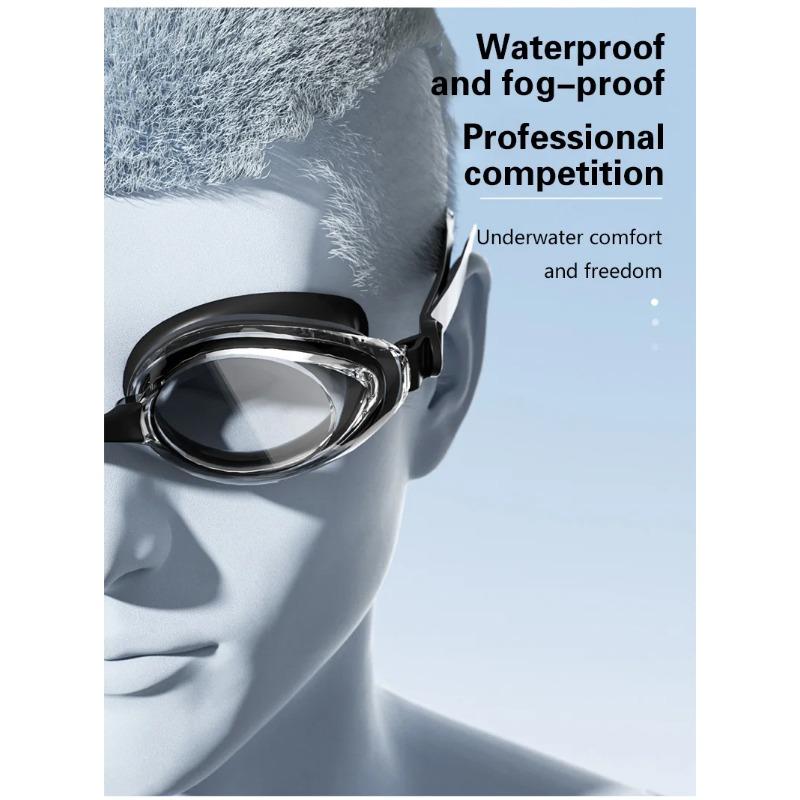 Schwimmbrille Erwachsene Professionelle Poolbrille Wasserdichte Schwimmbrille Antibeschlag UV-Schutz Schwimmbrille Für Männer Frauen Jugendliche